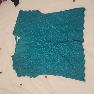 DVF lace top
